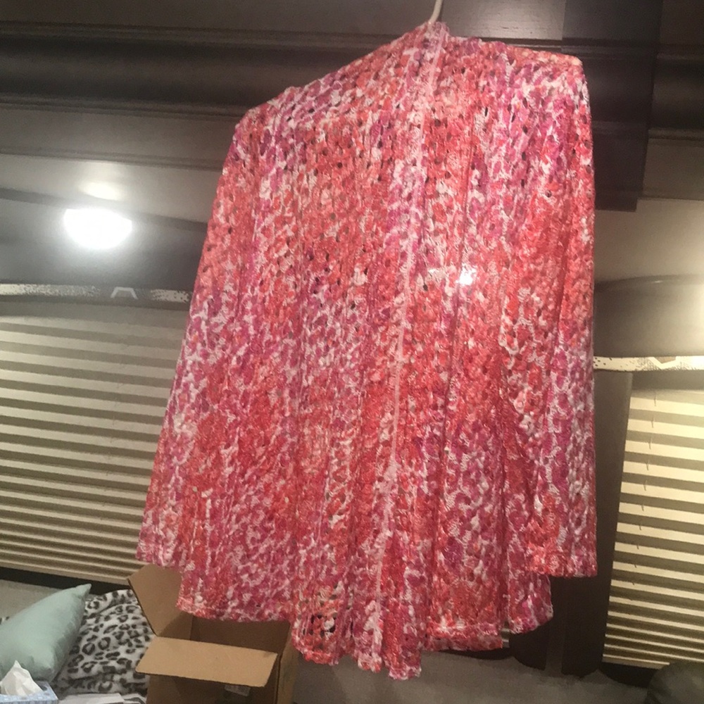 Ruby Rd crochet cardigan